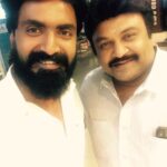 Sandra Amy Instagram - The cutest pic ever.... Two Chinnathambi's met finally 😍😍😍😍😍😍😍😍
