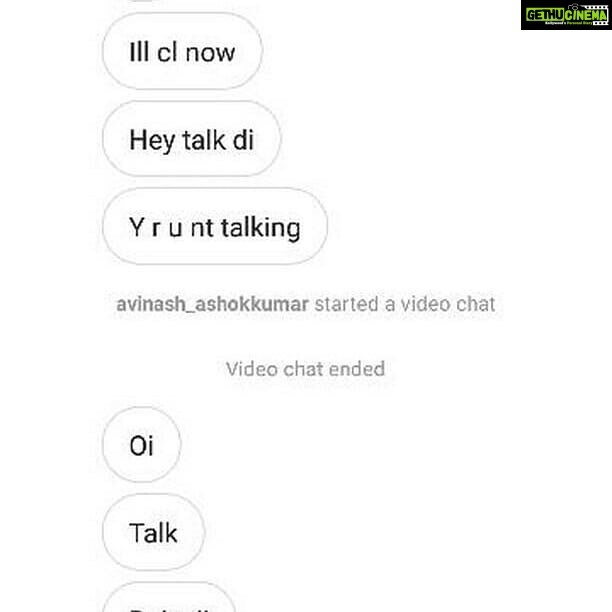 Sandra Amy Instagram - I gt ths from a victim girl, she dosnt wants to reveal her name. She s scared abt her family. Is ths d way to tlk to a lady who s egrly tlkd wt u as a fan? Lts support.. More girls to cm wt evidence #timeup @avinash_ashokkumar ...#metoomovement @chinmayisripaada
