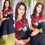 Sandra Amy Instagram - Ths beautiful combination cotton saree, fr all who enquired abt it, its from @saishri_the_style_in_you 😍😍😍