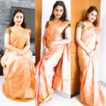 Sandra Amy Instagram – Saree @swasthik_boutique 😍😍😍😍