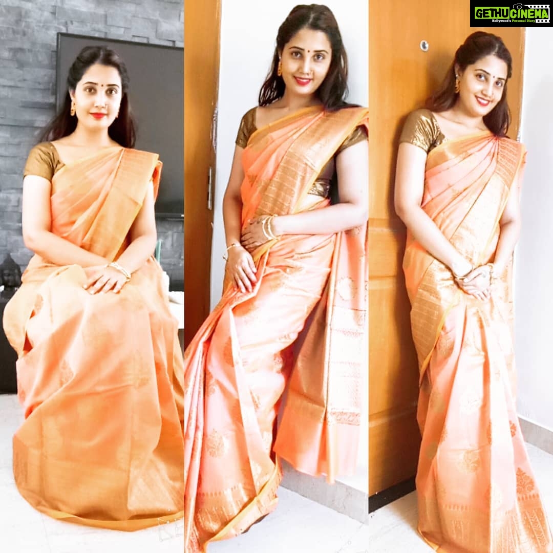 Sandra Amy Instagram - Saree @swasthik_boutique 😍😍😍😍