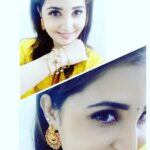 Sandra Amy Instagram - Statement bangles nd lakshmi earrings @vinucreations 😍😍😍😍