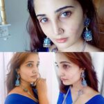 Sandra Amy Instagram - Light weight blue stones earrings @luxomodaa one f d fine earring i gt yt 😍😍😍😍