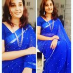 Sandra Amy Instagram - Saree makes a lady beautiful 😍😍😍😍so me 😍😍😍 i m n love wt ths saree @fazee_collections 😘😘😘😘grab urs dears...