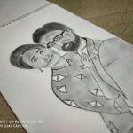 Sandra Amy Instagram - Thnk u so mch @maniac.art Fr ths beautiful pic.. @prajinpadmanabhan