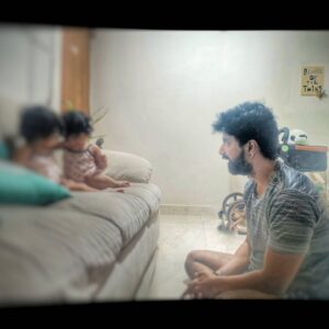 Sandra Amy Instagram - My world 🥰🥰
Made and turned beutifully by @prajinpadmanabhan 🥰🥰🥰
Lov u more nd mre while seeing u love our angels immensily 🥰🥰🥰😍😘😘 happy father's day 😍😍