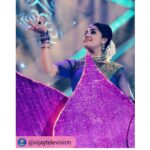 Sandra Amy Instagram - 😍😍😍😍😍😍🙈🙈🙈🙈 i m n lov wt ths pic 💃💃💃 thnk u @vijaytelevision for this awsme oppurtunity 😇😇😇 #thankgod#