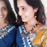Sandra Amy Instagram - Thread Jwellery with german silver peacock pendant @myorchids_thesilverboutique 😍😍😍
