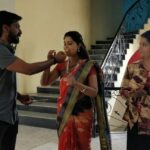 Sandra Amy Instagram - Sharing happiness for both vijay award and TOI award 😍😍😍😍the team showred us blesses and lots f love #chinnathambi team.. The best crew ever😇😇😇and sm sweet fr ma darlin husband he desrved ths title😍😍😍@prajinpadmanabhan