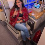 Sanjana Singh Instagram - Going back to Mauritius for shooting @emirates , my favourite airline A380❤️