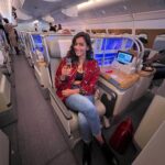 Sanjana Singh Instagram – Going back to Mauritius for shooting
@emirates , my favourite airline A380❤️