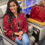 Sanjana Singh Instagram - Going back to Mauritius for shooting @emirates , my favourite airline A380❤️