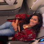 Sanjana Singh Instagram - Going back to Mauritius for shooting @emirates , my favourite airline A380❤️