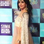 Sanjjanaa Instagram - #sanjjanaagalrani at #siimaawards2019 , sharing pics on the red carpet of #siimainqatar , #siimadayone , #siimaday2 , Thank u dear Reshma to hav made me look so good . Styled by #reshmagangji . Outfit by - #riazgangji Clutch by - @louisvuitton . Outfit @libasfashion.reshmariyaz Jewellry - #libas Ring by #gehnajewellers . @qatar.mod @qatarairways #qatartourism . Qatar Doha