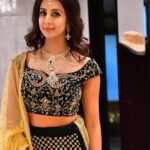 Sanjjanaa Instagram – Was lovely to dress for a family event a cousins engagement ,  wearing @neerusindia , hair & make up by @parishrm . Hea are some wonderful clicks . 💝💝 Indiranagar