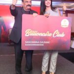 Sanjjanaa Instagram - Such a pleasure to be celebrating #20years of successful journey of #countryclub with the inspiring chairman him self @rajeev3542 sir . 😊 🙏 The Chancery Hotels