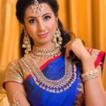 Sanjjanaa Instagram - Thank you for making me look so gorgeous always @srikrishnadiamondsandjewellery ❤️ & @adwaithshine 💝💝 caption this picture with one word my lovely followers 💝💝💝 Bangalore, India