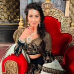 Sanjjanaa Instagram - So happy & proud to be associated with @neerusindia to hav draped me in the grandest lehengas & @tiraabytibarumals to have given me the real diamond studded look , in my show produced by The producers of #Bahubali @arkamediaworks , #Swarnakhadgam, can’t thank you @avnish003 enough 🥰🥰 so now you know where the gorgeous outfits & jewellery’s are coming from dear people 😊 💝 The show is on air on - Swarnakhadgham- telugu title ! @Etvtelugu - Shona talwaal - @colours Bangla channel -Bengali , Swarnakhad-Ghaa - colours Odia - orissa language , Illayathalapathy - in tamil - colours tamil channel . 😊 Ramoji Film city And Hyderabad City Tour
