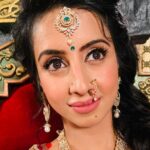 Sanjjanaa Instagram - So happy & proud to be associated with @neerusindia to hav draped me in the grandest lehengas & @tiraabytibarumals to have given me the real diamond studded look , in my show produced by The producers of #Bahubali @arkamediaworks , #Swarnakhadgam, can’t thank you @avnish003 enough 🥰🥰 so now you know where the gorgeous outfits & jewellery’s are coming from dear people 😊 💝 The show is on air on - Swarnakhadgham- telugu title ! @Etvtelugu - Shona talwaal - @colours Bangla channel -Bengali , Swarnakhad-Ghaa - colours Odia - orissa language , Illayathalapathy - in tamil - colours tamil channel . 😊 Ramoji Film city And Hyderabad City Tour