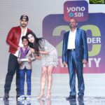 Sanjjanaa Instagram - Honoured to be invited by YONO SBI 20 under 20 to felicitate India’s most enterprising youngsters alongside actor @arjunkapoor and @state_bank_of_indea SBI Chairman Rajnish Kumar and amazed at so much talent we have around us. Had a wonderful time with @namionthemove ❤️ & @om_namaha_shivaya99 ❤️