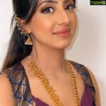 Sanjjanaa Instagram - Good soul🥰❤️❤️ Good hearted human being 😘🥰😘❤️❤️ @sanjjanaagalrani Jewelry @chamundeshwaricollections Makeover @apeksha.naik