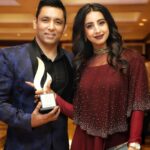 Sanjjanaa Instagram - #maharashtraachieversawards2019 was such a delight to visit , at the #tajlandsend #mumbai , falling in love with this city , congratulations @shaikfazilballys for the wonderful award win , #manymoretocome , your a inspiration #faazil ! ❤️