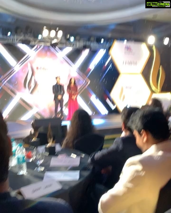Sanjjanaa Instagram - #maharashtraachieversawards2019 was such a delight to visit , at the #tajlandsend #mumbai , falling in love with this city , congratulations @shaikfazilballys for the wonderful award win , #manymoretocome , your a inspiration #faazil ! ❤️