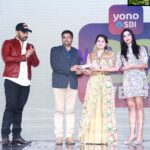 Sanjjanaa Instagram - Honoured to be invited by YONO SBI 20 under 20 to felicitate India’s most enterprising youngsters alongside actor @arjunkapoor and @state_bank_of_indea SBI Chairman Rajnish Kumar and amazed at so much talent we have around us. Had a wonderful time with @namionthemove ❤️ & @om_namaha_shivaya99 ❤️