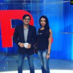Sanjjanaa Instagram - It’s always overwhelming to be friends with dynamic achiever’s , one gets to learn so much from @arnab.r.goswami , @officialrepublictv @republic.world , and I found Arnab to be A very normal humble and a warm person towards all when I met him at his studio in mumbai over a debate for the first time . “ Never judge a book by its cover “ that saying is for him 😊 and it was such a great feeling to witness the office of #republictv , It’s his biggest ever achievement , now looking forward to the Hindi version of #republictv to soon get on air . 😊 Mumbai, Maharashtra