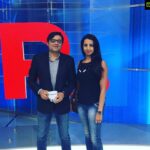 Sanjjanaa Instagram - It’s always overwhelming to be friends with dynamic achiever’s , one gets to learn so much from @arnab.r.goswami , @officialrepublictv @republic.world , and I found Arnab to be A very normal humble and a warm person towards all when I met him at his studio in mumbai over a debate for the first time . “ Never judge a book by its cover “ that saying is for him 😊 and it was such a great feeling to witness the office of #republictv , It’s his biggest ever achievement , now looking forward to the Hindi version of #republictv to soon get on air . 😊 Mumbai, Maharashtra