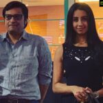 Sanjjanaa Instagram - It’s always overwhelming to be friends with dynamic achiever’s , one gets to learn so much from @arnab.r.goswami , @officialrepublictv @republic.world , and I found Arnab to be A very normal humble and a warm person towards all when I met him at his studio in mumbai over a debate for the first time . “ Never judge a book by its cover “ that saying is for him 😊 and it was such a great feeling to witness the office of #republictv , It’s his biggest ever achievement , now looking forward to the Hindi version of #republictv to soon get on air . 😊 Mumbai, Maharashtra