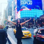 Sanjjanaa Instagram – #american diaries, feel so lovely that im blessed with shooting with an opportunity even internationally , now its time to get home & get bac into the grind , 🇺🇸 you will always be a country i Fantasy 😍 lots of love 💕 Times Square, New York City