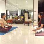 Sanjjanaa Instagram - Yoga practice deeply empowers birth experience and I’m super excited to join @sanjjanaagalrani on her prenatal Journey.❤️ And the little one is expected May 2022 #prenatalyoga takes a pregnant woman to a stage of mental balance, self-awareness, and physical strength. Happy to guide you through this and wish you all luck ❤️ . . #southindianactress #indianactors #SanjjanaaGalrani #sanjjanaa #sanjanagalrani #pregnancyyoga #prenatalyogaclass #prenatalyogaindia #pregnancyyogateacher #mommytobe #mommytobe2022 #pregnancyyogaclass #bestprenatalyoga #pregnantcelebrities Bangalore, India