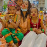 Sanjjanaa Instagram - Double Tap ❤️ Happy Krishna Janmashtami ❤️ Beautiful Salwar I’m wearing is from @rsbrothersindia . It’s always so Blissful to visit @iskcon__bangalore … @__r__s__brothers__ @rsbrothers22 #celebrityinfluencer #indianfilmactress #southindianactress #indianbrands #sanjjanaa #sanjjanaaGalrani #bujjigadu #bangloreinfluencers #hyderabadinfluencers #mirrorsluxurysalons