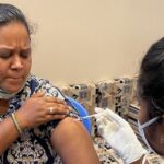 Sanjjanaa Instagram - Vaccination camp conducted by #SanjjanaaGalraniFoundation … @sanjjanaafoundation , Grand success in HAL area #banglorecity . All thanx to @nh_foundations to empower us to conduct the Successful Vaccination camp. #celebrityinfluencer #indianfilmactress #southindianactress #indianbrands #sanjjanaa #sanjjanaaGalrani #bujjigadu #bangloreinfluencers #hyderabadinfluencers #mirrorsluxurysalons. Bangalore, India
