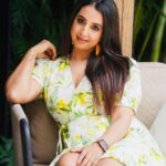 Sanjjanaa Instagram - I love being in Hyderabad. It’s my second home 🏡❤️ Pictures shot while I was shooting for my upcoming multilingual movie Manishankar 📷 : @mallikarjuntatikonda Hair and Makeup : @gotomirrors Check the link in my bio for photoshoot video 💜