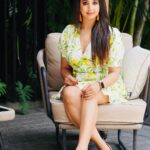 Sanjjanaa Instagram - I love being in Hyderabad. It’s my second home 🏡❤️ Pictures shot while I was shooting for my upcoming multilingual movie Manishankar 📷 : @mallikarjuntatikonda Hair and Makeup : @gotomirrors Check the link in my bio for photoshoot video 💜