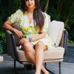 Sanjjanaa Instagram - I love being in Hyderabad. It’s my second home 🏡❤️ Pictures shot while I was shooting for my upcoming multilingual movie Manishankar 📷 : @mallikarjuntatikonda Hair and Makeup : @gotomirrors Check the link in my bio for photoshoot video 💜