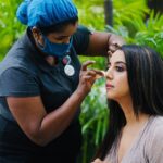 Sanjjanaa Instagram - I love being in Hyderabad. It’s my second home 🏡❤️ Pictures shot while I was shooting for my upcoming multilingual movie Manishankar 📷 : @mallikarjuntatikonda Hair and Makeup : @gotomirrors Check the link in my bio for photoshoot video 💜