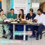 Sanjjanaa Instagram – Yummy biryani challenge was performed at @ulvacharu in Hyderabad …. Its a must watch … 

I loved the company of my entire team 

@ulavacharu 
@niraja_reddy_actress 
@lovelyraxa 
@_itsme.aly