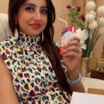 Sanjjanaa Instagram – This yummy milkshake from @fruvego.in , 
❤️

Styled by 
@sureshganeshaofficial 
@optionsfashionmall 
@nishismakeover MUA 
@suhas_sapthagiri 📹
Editor @thejan__ 
Make up products by @official_dermacol_india