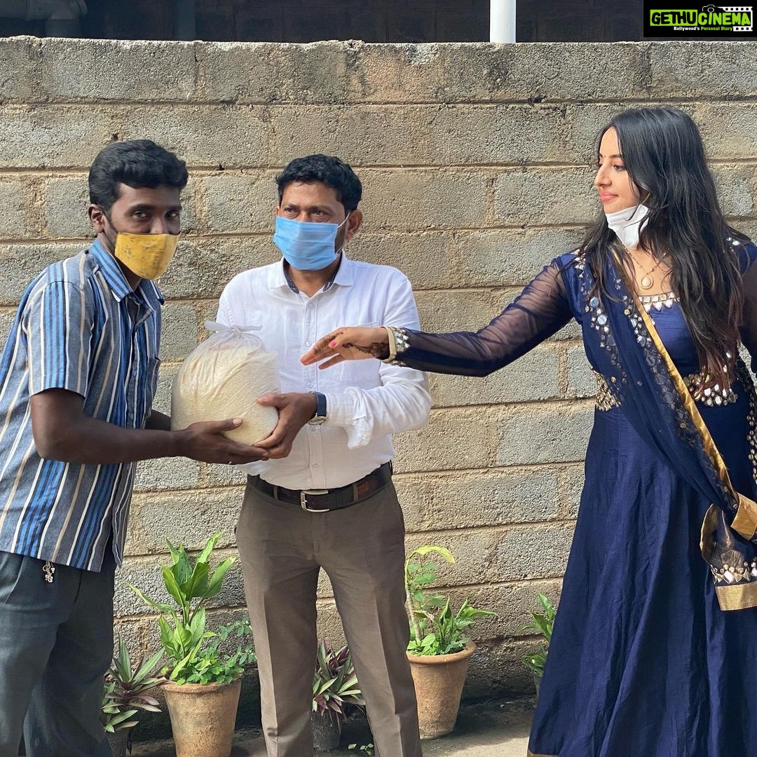 Sanjjanaa Instagram - It was the people of HAL Annasandra palya under privileged area , that #sgfoundation #SanjjanaaGalraniFoundation extended help to yesterday , We distributed Rice & Daal amongst people , we selected the families much in pain by having our volunteers to visit each home personally,observe there infrastructure & true status subtly if they truly were in the real “Need” . We also handed over plastic coupons noted there names ,so that they could visit us on the day of the distribution with there ID cards & redeem it . Howmuch ever we supply ..the demand to heal the Hunger is a lot more higher,we being a new foundation are doing the Max possible in our “ Capacity “ . How ever my “ Urge “ to serve the people only is getting Bigger by the day , it’s quite traumatic to observe that several other families are still requesting us help in the way of medicines / Ration / School Fees and the list goes on. We will continue to do our Little bit in our best Capacity always..is my promise to the “People in Need” Now that my own resources have exhausted & my family also has contributed enough , we are in much need of extended support , looking forward to collect at least 1000 kilos of Rice , 1000kilos of yellow / black Daal . To start with If any one wishes to Donate food for our next Ration drive plz mail us on sanjjanaafoundation@gmail.com . At “ Sgf “ we never take “Money” in the way of Sponsorship from any one apart from directly paying “Bills” my self literally or asking support from my Husband . I don’t really like to go live on insta / fb nor enjoy publishing these pics while donating from my heart .. but now that we really need Sponsors for our “Resources” .. we have no choice but have to publish our work on the social media as people only come forwards to strengthen us after witnessing our performances . Humble thanx to every one who are carrying the work of Sanjjanaa Galrani Foundation & have been giving us the positive support through your valuable write up’s . More power to optimistic “ Journalism “ . Hail Positive powers . May god bless those who wish good for others . Humble thanx , Sanjjanaa Galrani (Founder) Sanjjanaa Galrani Foundation . Bangalore, India