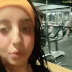 Sanjjanaa Instagram - At #pounddfitness , we sweated it out yesterday … I’m sore in pain .. but this time it’s not in vain .. it’s for the betterment of my body my soul … so that all the foul fat leaves me and I’m slim & trim again … #fitnessforlife , @poundd_fitness , off old Airportroad #bengaluru is a space you must Chq , they are piled up with super updated Cardio Equipments & abundant variations of weight machines , not to forget the lock down time limitations … they wrap by 5 pm every day , Visit them , and you never know u might just bump into me , 🎧Dnd while I’m working out … Lmaooooo . 😂 Wearing outfit my sporty flirty by #Guess Usa , & trousers by @my_attiitude “ Attitude” my favourite brand .