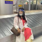 Sanjjanaa Instagram – Travel begins … life moves on … #gocoronago , signing a new feature film titled #Manishankar . 

.
.
.
.
. Hyderabad