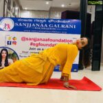 Sanjjanaa Instagram - The yoga postures displayed in this pictures, can be of great benefit when practised with deep breathing and sustaining each and every yoga poses in the same position for over one minute to three to 5 minutes , or each post sustained even for 10 minutes , the time sustained how ever varies from person to person depending on how comfortably capable they are and also depends on how strong there core muscle is , holding these poses must be done at a stretch combined with deep breathing of “ anulom vilom “ {inhale/exhale} … “Pranayama” . One hour of the above yoga asanas practice a day and at least 16 - 18 days a month of practice is very suggestive to have great immunity powers during this pandemic … one can add on , hare rama hare krishna Chantings to feel more involved and relaxed during the given hour of practice simultaneously. Jai Jagganath . Bangalore, India