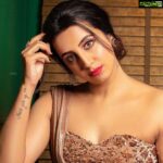 Sanjjanaa Instagram - Attitude is everything ❤️ Makeup @zorainsstudioandacademy 📷: @chandanmouliphotography Edit : @thejan__ Jewellery : @zorainsjewellery Outfit @vibbhinna