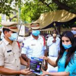 Sanjjanaa Instagram - Pics of the same event conducted in #hyderabad ... my goal is to motivate a whole lot of others who are youth to come forward and so are the people in need at such times 🙏🙏🙏 Jai ho Hyderabad