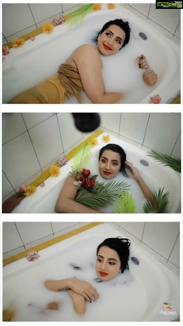 Sanjjanaa Instagram - One word for this entire beautiful video, look at the amount of effort we have put in to making this video ... show some love by making this the most viral reel ... #sanjjanaa #sanjana #glamourqueen , #reels #kannadareels #hindireels #celebreels #swarnakhadgam #southindiancinema #sanjanagalrani #sardaargabbarsingh #bujjigadu #mujhseshaadikarogi #paraschhabra #shenaazgill