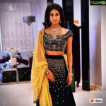 Sanjjanaa Instagram - Happiness looks beautiful on me. #SanjjanaaGalrani #MujhseShaadiKaroge #TeamSanjjanaa #paraskishaadi @colorstv @voot @helo_indiaofficial