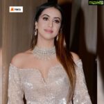 Sanjjanaa Instagram - It was a beautiful event of a new exclusive #telugu ott platform @ahavideoin launch , have u downloaded the app yet ? & have u started binge watching the new #teluguwebseries #Shithappens #mastis & more ... ????? Jewellry by @arihantrg , pic shot by @bee_tooz , Hair & make up by @gotomirrors , outfit by @theiconicfashionhouse , clutch - @louisvuitton .